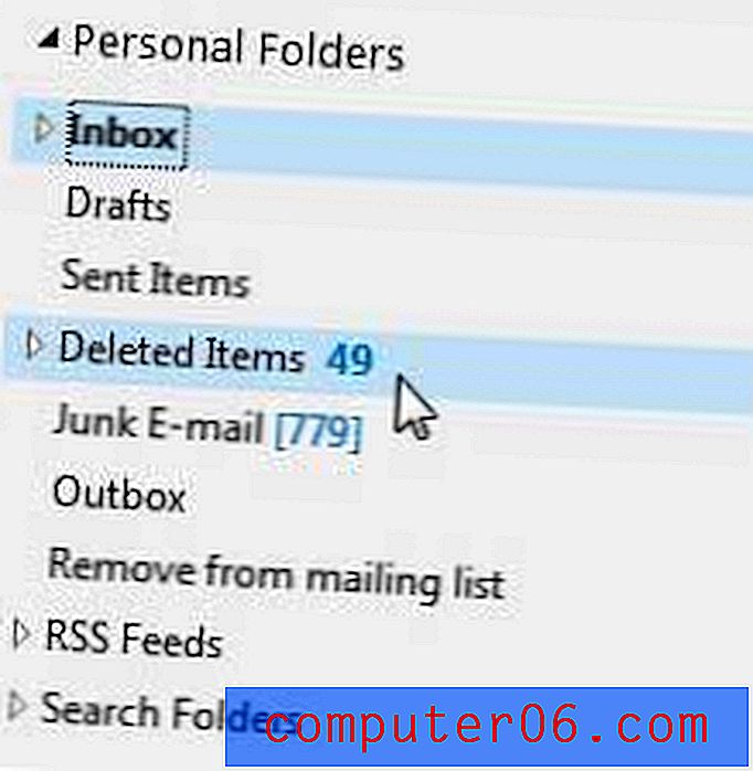 Маркирайте всички съобщения като прочетени в папка в Outlook 2013