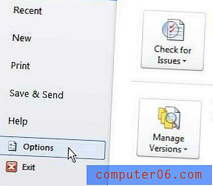 Promijenite lokaciju datoteke za automatsko ponovno pokretanje u programu Word 2010