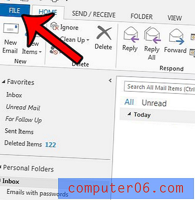 Как да активирате ръчно изпращане и получаване в Outlook 2013
