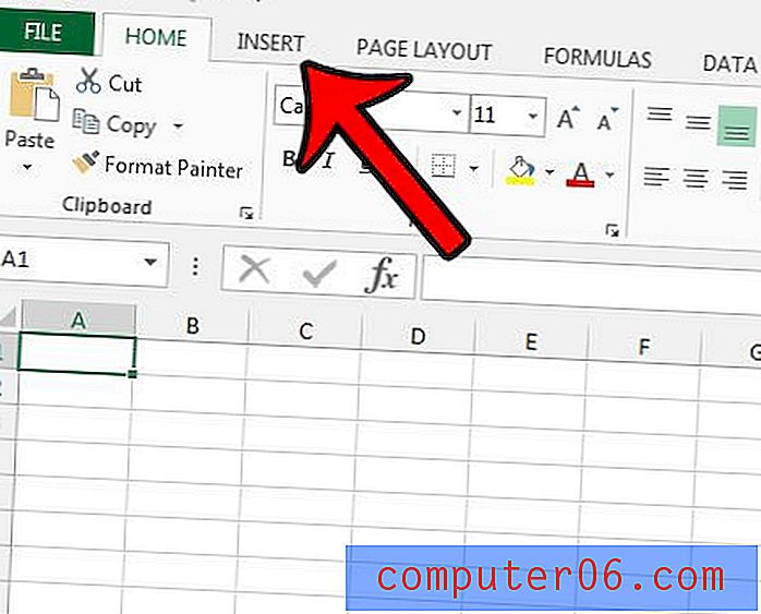 Как да вмъкнете снимка в долния колонтитул в Excel 2013