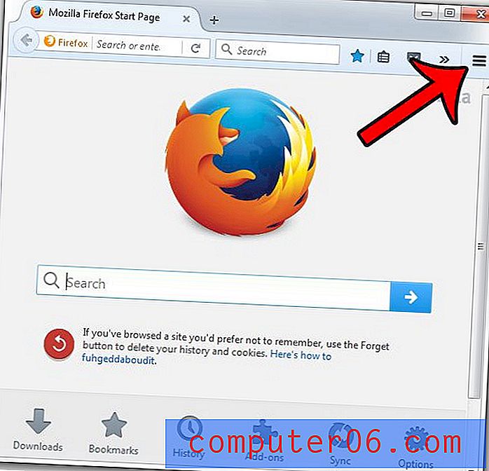 Kuidas lubada hüpikaknaid Firefoxis - Windows 7