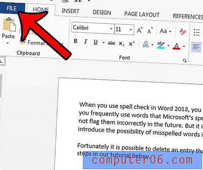 Cómo activar el corrector ortográfico automático en Word 2013