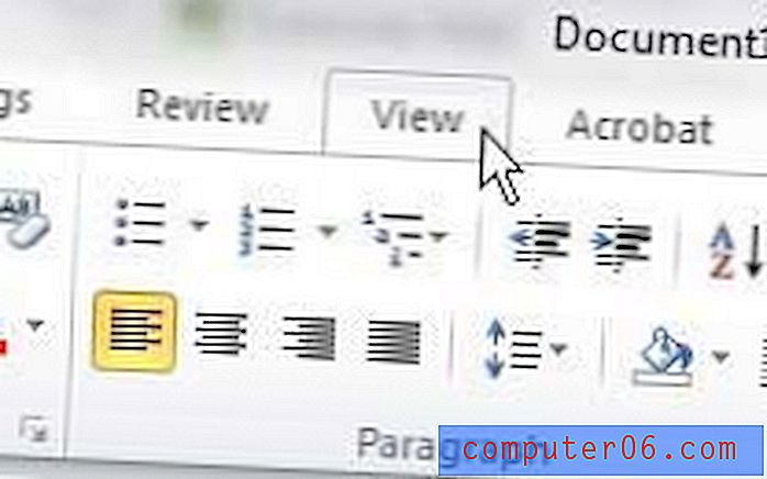 Come tornare alla visualizzazione normale in Word 2010