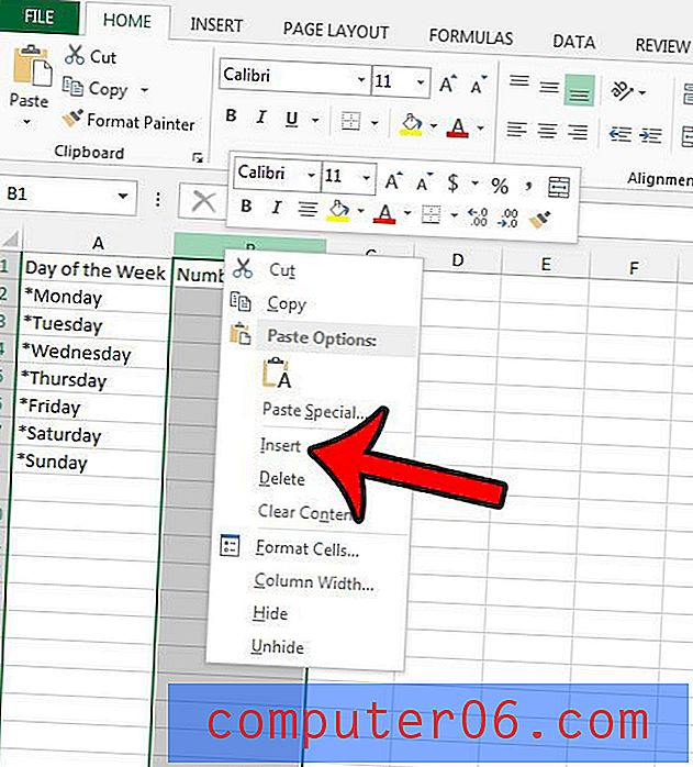 Как да премахнете първия знак от клетка в Excel 2013