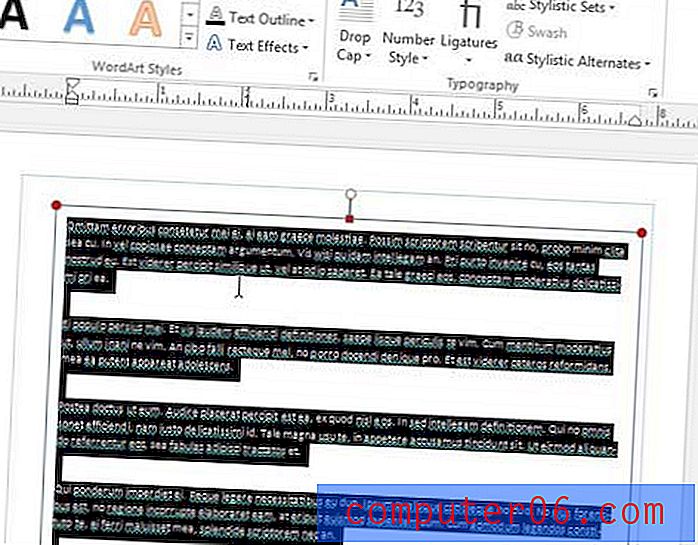 Как да премахнете тирета от текстово поле в Publisher 2013