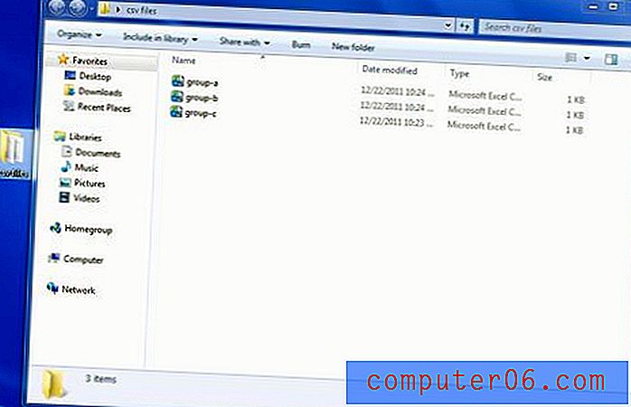 Sloučení souborů CSV do jednoho velkého souboru CSV v systému Windows 7