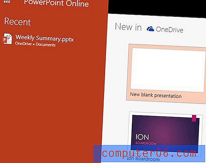 Come duplicare una diapositiva in Powerpoint Online