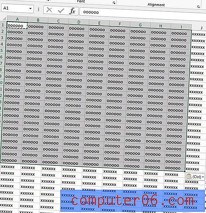 Excel 2013 - Angi utskriftsområde