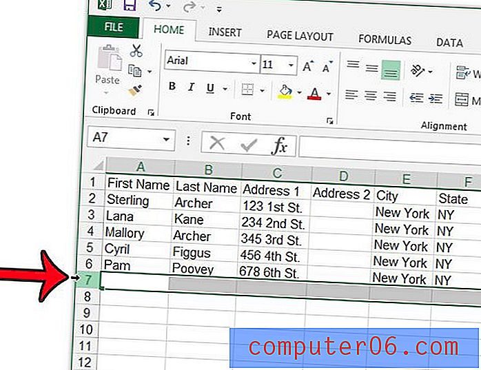 Jak zmrazit řádek v Excelu