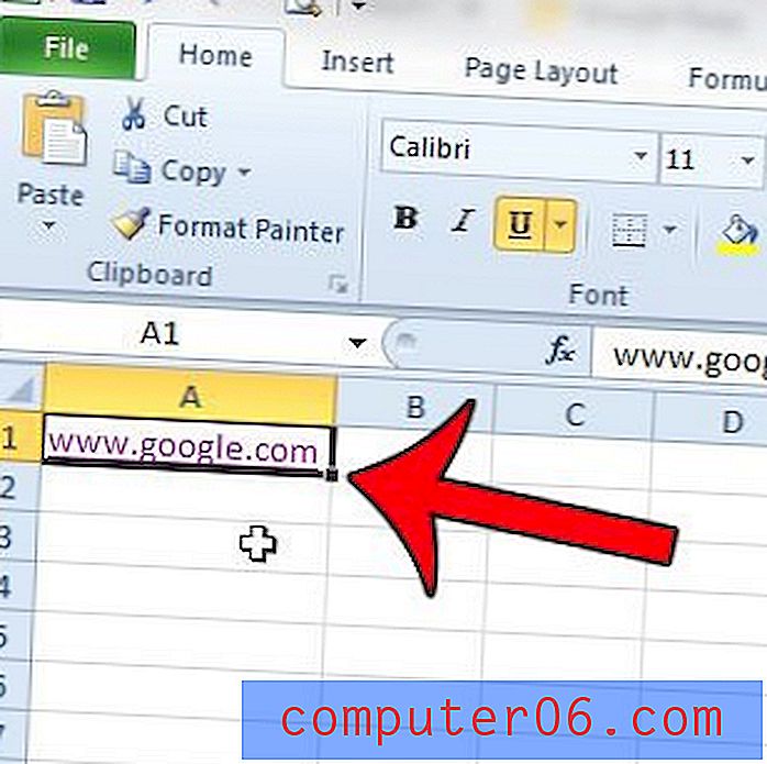 Slik fjerner du en hyperkobling i Excel 2010