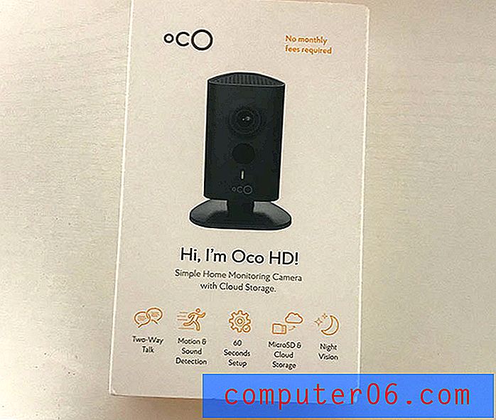 Recenze kamery Oco HD